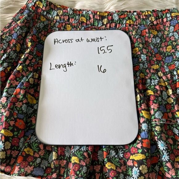 Perseverance London Floral Smocked Tiered Skirt in Multicolor - Picture 8 of 9